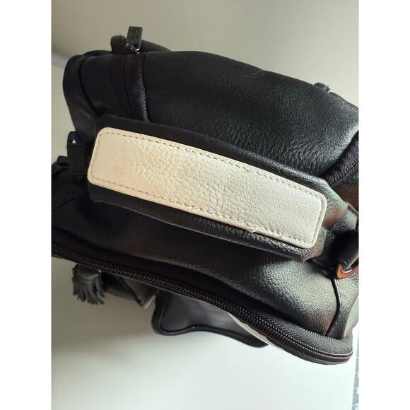 $200 Itzy Ritzy Diaper Backpack - Black White - Picture 4 of 11